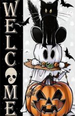 Halloween Style Diamond Painting Kits for Adults Full Round Drill for Adults Beginner DIY Craft Gifts Home Wall Decoration 11.8x15.7 Inches