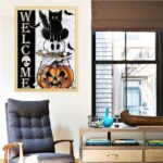 Halloween Style Diamond Painting Kits for Adults Full Round Drill for Adults Beginner DIY Craft Gifts Home Wall Decoration 11.8x15.7 Inches - Image 7