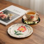 6 PCS 5D Diamond Painting Coasters Kits with Holder, Small Diamond Art Kits for Adults Beginners Diamond Dots Arts and Crafts Gems Supplies Item Mushroom Shaped - Image 6