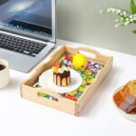 Diamond Art Kits for Adults Wooden Serving Trays with Handles, 5D Diamond Painting Big Gem Arts and Craft Gifts Trays Decor Gift Home Decor 7.8x11.8 Inches - Afbeelding 7