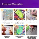 Landscape 6PCS Diamond Painting Kits for Adults Full Round Drill for Adults Beginner DIY Craft Gifts Home Wall Decoration 11.8x15.7 Inches - Image 3