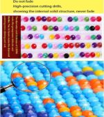 Abstract Style 6PCS Diamond Painting Kits for Adults Full Round Drill for Adults Beginner DIY Craft Gifts Home Wall Decoration 11.8x15.7 Inches - Gambar 6