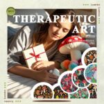 Mushroom Diamond Art Coasters Small Diamond Painting Kits for Adults 8PCS Diamond Dots Round Full Drill Diamond Coasters with Holder Easy Art Crafts for Beginners Women – Image 7