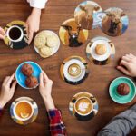 8PCS Cow Diamond Art Coasters Small Diamond Painting Kits for Adults Beginners Women Gem Art Coasters with Holder Funny DIY Crafts for Home Decor - Image 7