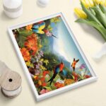 Bird 6PCS Diamond Painting Kits for Adults Full Round Drill for Adults Beginner DIY Craft Gifts Home Wall Decoration 11.8x15.7 Inches - Image 7