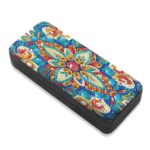 Mandala Diamond Art Eyeglasses Case Kits for Adults Small Gem Art Paint by Diamonds Dots DIY for Beginner Women Suitable for Storing and Protecting Glasses