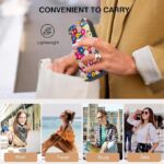 3PCS Flower Diamond Art Eyeglasses Case Kits for Adults Small Gem Art Paint by Diamonds Dots DIY for Beginner Women Suitable for Storing and Protecting Glasses - Image 3