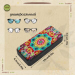 Mandala Diamond Art Eyeglasses Case Kits for Adults Small Gem Art Paint by Diamonds Dots DIY for Beginner Women Suitable for Storing and Protecting Glasses – Bild 2