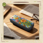 6PCS Flower Diamond Art Eyeglasses Case Kits for Adults Small Gem Art Paint by Diamonds Dots DIY for Beginner Women Suitable for Storing and Protecting Glasses - Image 6