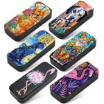 6PCS Animal Diamond Art Eyeglasses Case Kits for Adults Small Gem Art Paint by Diamonds Dots DIY for Beginner Women Suitable for Storing and Protecting Glasses