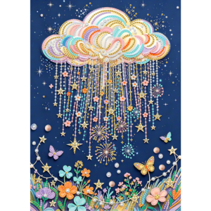 Pearl Diamond Painting Kits - Dreamy Cloud & Starry Sky