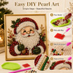 DOTZSO | DIY Christmas Pearl Diamond Painting Art Kit - Gambar 6