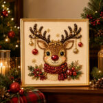 DOTZSO | DIY Christmas Pearl Diamond Painting Art Kit - Gambar 4