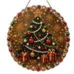 cross border new 5d diamond painting pendants, christmas pendants, direct sales from the diamond painting pendant manufacturer