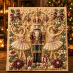 DIY Christmas Kitchen Pearl Diamond Painting Art Kit with Frame | Pearl Beads Diamond Art Kits for Adults Beginner, Gemstone Diamond Dots Craft for Home Wall Decor