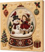 DIY Christmas Kitchen Pearl Diamond Painting Art Kit with Frame | Pearl Beads Diamond Art Kits for Adults Beginner, Gemstone Diamond Dots Craft for Home Wall Decor - Image 2
