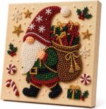 DIY Christmas Kitchen Pearl Diamond Painting Art Kit with Frame | Pearl Beads Diamond Art Kits for Adults Beginner, Gemstone Diamond Dots Craft for Home Wall Decor - Image 2