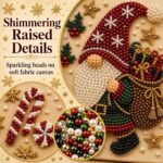 DIY Christmas Kitchen Pearl Diamond Painting Art Kit with Frame | Pearl Beads Diamond Art Kits for Adults Beginner, Gemstone Diamond Dots Craft for Home Wall Decor - Image 4