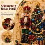 DIY Christmas Kitchen Pearl Diamond Painting Art Kit with Frame | Pearl Beads Diamond Art Kits for Adults Beginner, Gemstone Diamond Dots Craft for Home Wall Decor - Image 4