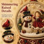 DIY Christmas Kitchen Pearl Diamond Painting Art Kit with Frame | Pearl Beads Diamond Art Kits for Adults Beginner, Gemstone Diamond Dots Craft for Home Wall Decor - Image 4