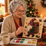 DIY Christmas Kitchen Pearl Diamond Painting Art Kit with Frame | Pearl Beads Diamond Art Kits for Adults Beginner, Gemstone Diamond Dots Craft for Home Wall Decor - Image 7