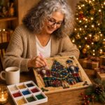 DIY Christmas Kitchen Pearl Diamond Painting Art Kit with Frame | Pearl Beads Diamond Art Kits for Adults Beginner, Gemstone Diamond Dots Craft for Home Wall Decor - Image 7