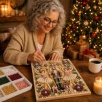 DIY Christmas Kitchen Pearl Diamond Painting Art Kit with Frame | Pearl Beads Diamond Art Kits for Adults Beginner, Gemstone Diamond Dots Craft for Home Wall Decor - Image 5