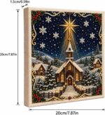 DIY Christmas Kitchen Pearl Diamond Painting Art Kit with Frame | Pearl Beads Diamond Art Kits for Adults Beginner, Gemstone Diamond Dots Craft for Home Wall Decor - Image 5
