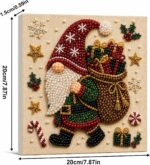 DIY Christmas Kitchen Pearl Diamond Painting Art Kit with Frame | Pearl Beads Diamond Art Kits for Adults Beginner, Gemstone Diamond Dots Craft for Home Wall Decor - Image 5