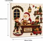 DIY Christmas Kitchen Pearl Diamond Painting Art Kit with Frame | Pearl Beads Diamond Art Kits for Adults Beginner, Gemstone Diamond Dots Craft for Home Wall Decor - Image 7