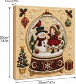 DIY Christmas Kitchen Pearl Diamond Painting Art Kit with Frame | Pearl Beads Diamond Art Kits for Adults Beginner, Gemstone Diamond Dots Craft for Home Wall Decor - Image 7