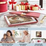 santa claus diamond art kits for adults, diy christmas wall decor | diamond painting kit sparkling full drill design perfect for home decor, holiday gifting, and relaxing crafting