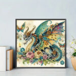 钻石艺术绘画龙diy 5d 钻石艺术绘画特殊形状钻头钻石艺术绘画