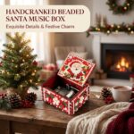 Christmas Stocking Christmas Hand-Crank Music Box - Image 2