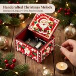 Christmas Stocking Christmas Hand-Crank Music Box - Image 3