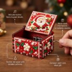 Christmas Stocking Christmas Hand-Crank Music Box - Image 5