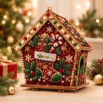 3D Christmas House Diamond Painting Kit – Christmas Stockings